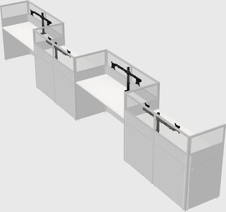 Rectangular cubicles