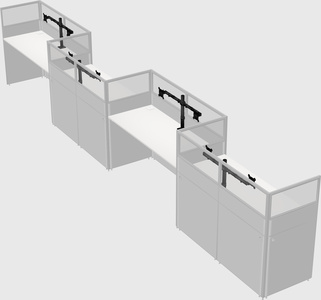 Rectangular cubicles