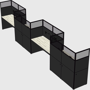 Cabines rectangulaires