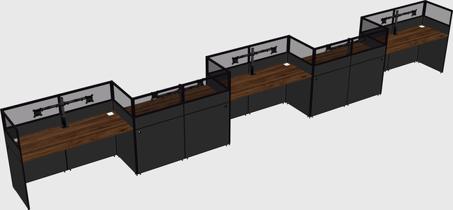 Rectangular cubicles