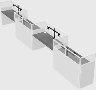 Cabines rectangulaires