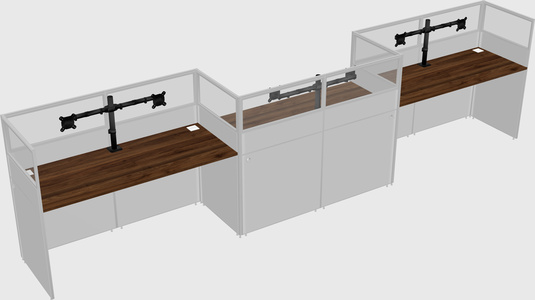 Rectangular cubicles