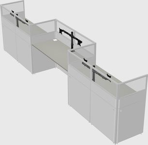 Rectangular cubicles