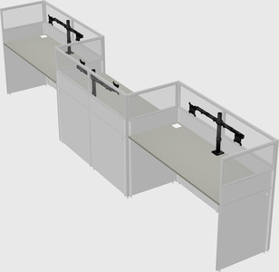 Rectangular cubicles