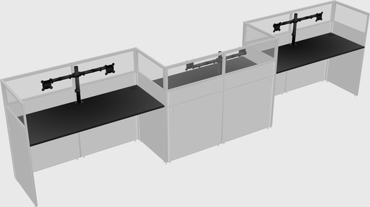 Rectangular cubicles