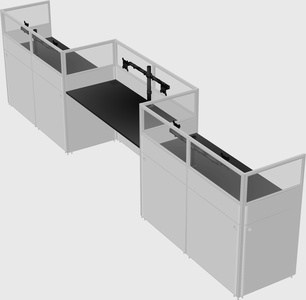 Rectangular cubicles