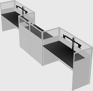 Rectangular cubicles