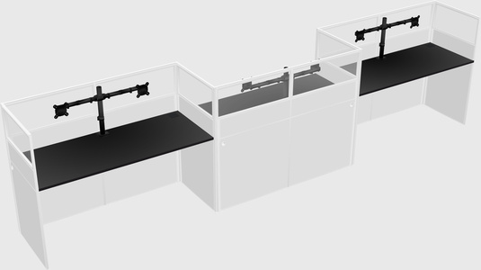 Rectangular cubicles