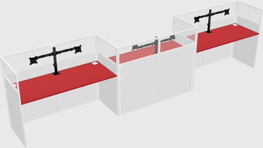 Rectangular cubicles