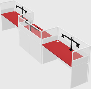 Rectangular cubicles