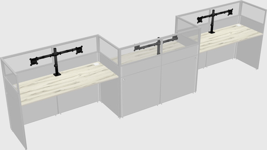 Rectangular cubicles