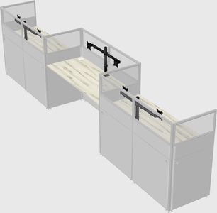 Rectangular cubicles