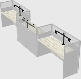 Rectangular cubicles