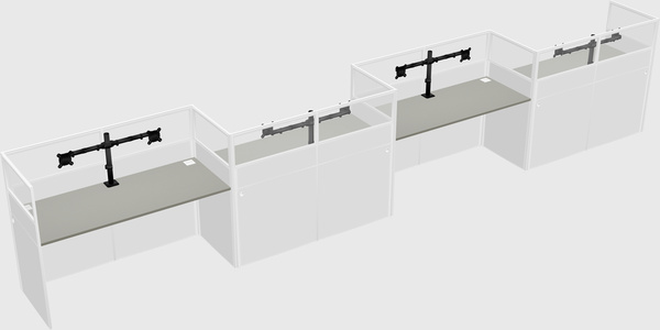Rectangular cubicles
