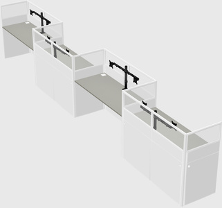 Rectangular cubicles