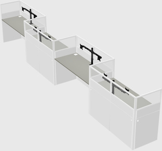 Rectangular cubicles