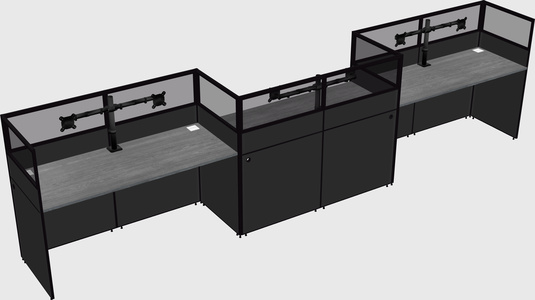 Rectangular cubicles