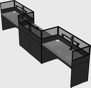 Rectangular cubicles