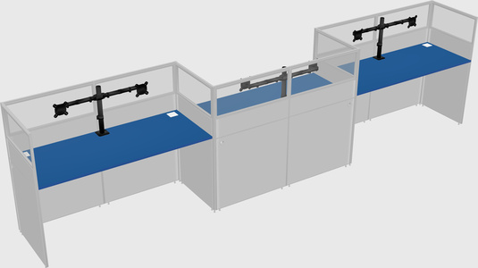 Rectangular cubicles