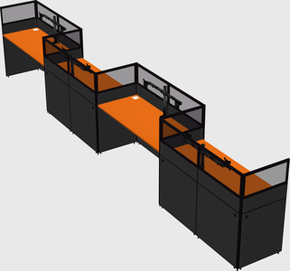 Rectangular cubicles