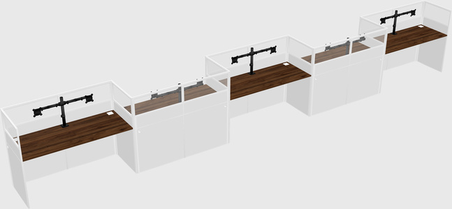 Rectangular cubicles