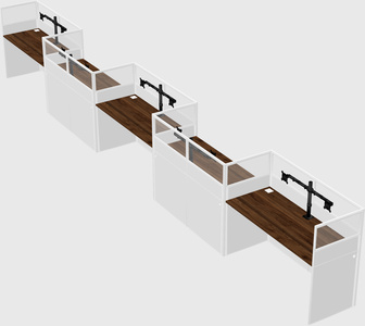 Rectangular cubicles