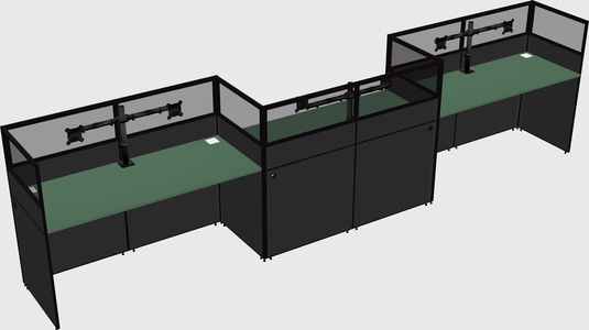 Rectangular cubicles