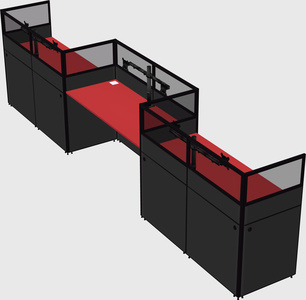 Cabines rectangulaires