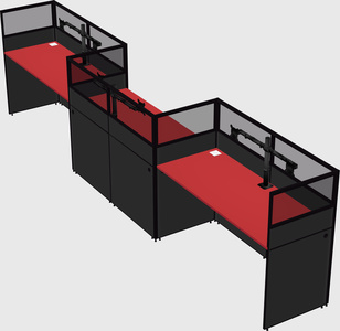 Cabines rectangulaires