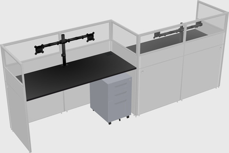 Rectangular cubicles