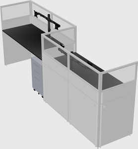 Rectangular cubicles