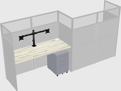 Rectangular cubicles
