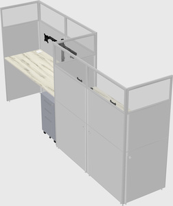 Rectangular cubicles
