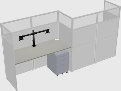 Rectangular cubicles