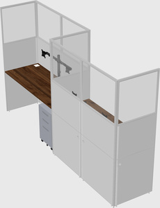 Rectangular cubicles