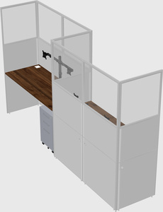Rectangular cubicles