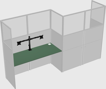 Rectangular cubicles