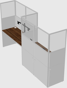 Rectangular cubicles