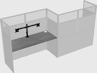 Rectangular cubicles