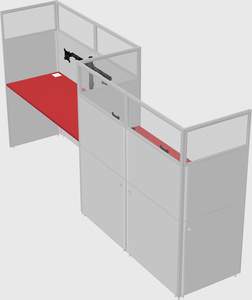 Rectangular cubicles