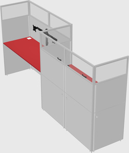 Rectangular cubicles