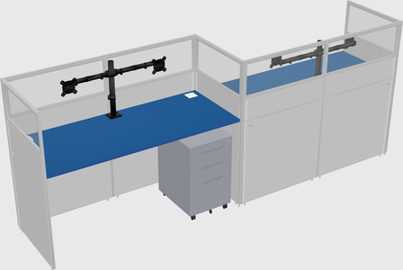 Rectangular cubicles