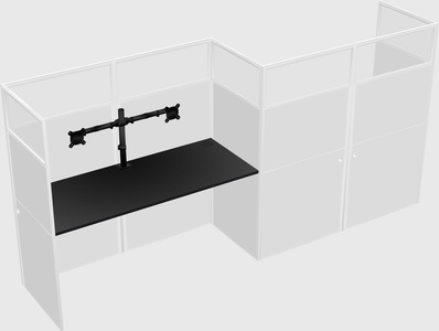 Rectangular cubicles