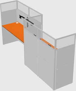 Rectangular cubicles