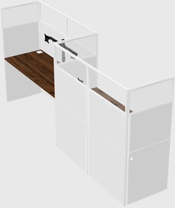 Rectangular cubicles