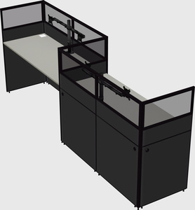 Rectangular cubicles