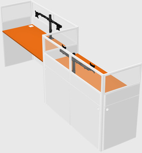 Rectangular cubicles