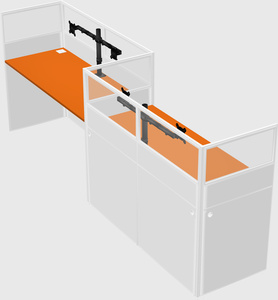 Rectangular cubicles