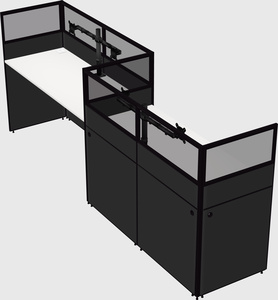 Rectangular cubicles