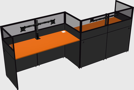 Rectangular cubicles